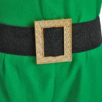 Christmas Family Matching Outfit Boy Girl Elf Xmas Costume Adult Green Red Party Tops Pants Hat Belt Outfit Cosplay Clothing Set - Image 5