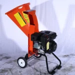 Customized Wood Chipper Shredder With Emergency Switch 360° Discharge Chute Off-Road Wheels - Image 6