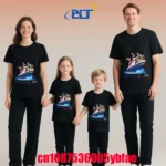 Captain Mickey Friends Disney Cruise Ship Print T-shirt Dad and mom kids Cotton Short Sleeve Family Matching Outfits Casual Top - Image 5