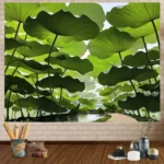 Forest natural landscape pattern Home decoration wall hanging fabric decorative family rooms bedrooms background friend's gift - Image 3
