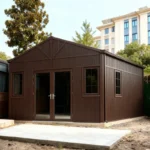 Customized aluminum alloy house pavilion rain shelter house Outdoor Garden sunroom Metal Roof Nanny Room Space Room - Image 4