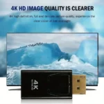 4K DP DisplayPort to HDMI-compatible Adapter Converter Display Port DP to HDMI-compatible HDTV Adapter Video Audio Laptop PC - Image 2