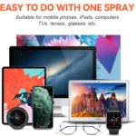 2 in 1 Microfiber Screen Cleaner Spray Bottle Mobile Phone Tablet Computer Microfiber Cloth Cleaning Wipes For iPhone Samsung Mi - Image 3