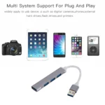 BGGQGG USB HUB USB 3.0 4 Ports HUB Multi Splitter Adapter OTG For Xiaomi Lenovo Macbook Pro Air PC Computer Notebook Accessories - Image 2