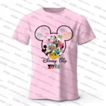 Disney Trip 2026 Mickey And Minne Graphic Print Cotton T-shirt Summer Breathable Family Tees Clothing Harajuku Parent Child Tees - Image 4