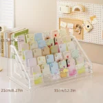Acrylic Display Riser Stand Shelf Clear Stand Perfume Display Holder Figures Desktop Decoration and Organizer Showcase Toys - Image 6