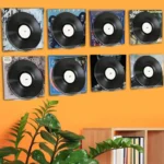4pcs Acrylic Record Display Stand Shelf Clear Wall Mounted Vinyl Record Holder Floating Shelves LP Record Album Storage Rack - Image 4