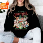 Christmas Mickey Mouse Disney New Vintage Crew Neck Sweater Boy Girl Family Oversized Men Women Loose Long Sleeve Hoodie Top Y2k - Image 5