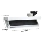 Wooden Magic Flap Shelf with Secret Compartment Concealed Floating Shelf Wall-Mounted Storage Rack for Book Wine Plants Disc - Image 6