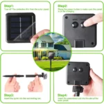 Solar String Lights Outdoor Garland Christmas LED Globe Bulbs Solar Fairy Lamps For Camping Garden Party Terrace Decoration - Image 6