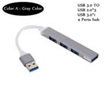 BGGQGG USB HUB USB 3.0 4 Ports HUB Multi Splitter Adapter OTG For Xiaomi Lenovo Macbook Pro Air PC Computer Notebook Accessories - Image 5