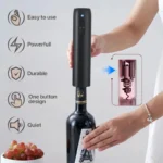 Electric Wine Opener USB Rechargeable Automatic Large Battery Powered Effortless Bottle Opener For Kitchen BarTools Party Gift - Image 2