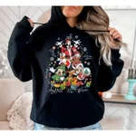 2025 Christmas Disney Mickey Hoodies Boy Girl Autumn Winter Family Parent-Child Clothing Men Women Oversized Loose Long Sleeves - Image 6