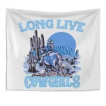 Western cowboy at the desert sunset Home decoration wall hanging fabric decorative family room bedrooms background friend's gift - Image 4