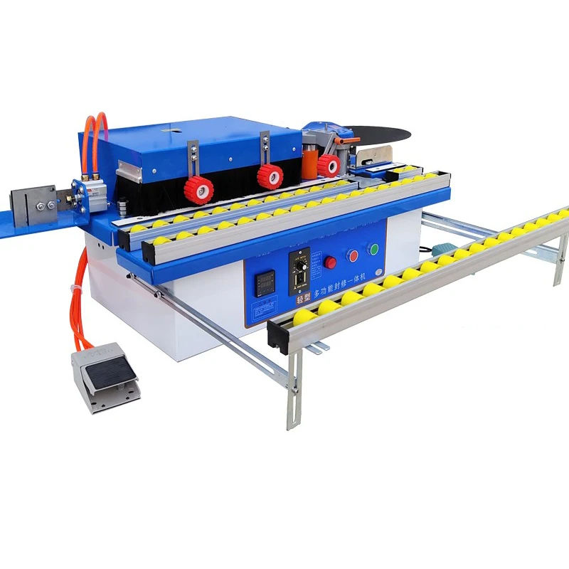 kf-S28c70e81e7ed4a848d2a816b78742a643 2000W Edge Banding machine Portable small Curved Line Home Decoration Double-sided Glue Edge Banding machine - Image 1