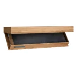Wooden Magic Flap Shelf with Secret Compartment Concealed Floating Shelf Wall-Mounted Storage Rack for Book Wine Plants Disc - Image 5