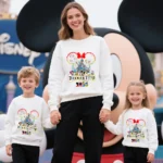 2026 Disney Trip Mickey and Friends Print Cotton Sweatshirt Family Matching Outfits for Parents and Kids Crewneck Pullover - Image 6