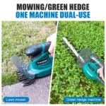 Kamolee 2 IN 1 Electric Hedge Trimmer 20000RPM Cordless Garden Shrub Weeding Pruning Household Lawn Mower For 18v/21V Battery - Image 4