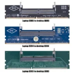 Laptop To Desktop Memory RAM DDR3 DDR4 DDR5 Memory Adapter Connector Card