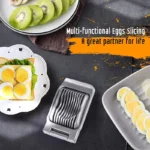 Heavy Duty Aluminium Egg Slicer for Hard Boiled Eggs Strawberry Slicer Stainless Steel Wire Multi Egg Dicer for Soft Fruit - Image 5