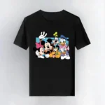Theme Activities Retro Minnie Mouse Club Disney Family T-shirt Man Fashion Tshirt Woman Tshirt Loose Short Sleeves Holiday Gifts