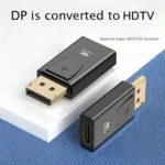 4K DP DisplayPort to HDMI-compatible Adapter Converter Display Port DP to HDMI-compatible HDTV Adapter Video Audio Laptop PC - Image 4