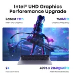 CHUWI GemiBook Plus Laptop 15.6" Intel N150/N100 Graphics for 12th Gen 1920*1080P 16GB RAM 512GB SSD With Cooling Fan Windows 11 - Image 2