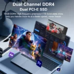 Ninkear N16 Pro Laptop 16" Intel i7-12700H 16GB DDR4+1TB SSD 2.5K IPS 120Hz Face Unlock Office Notebook WiFi 6 Gaming Computer - Image 6