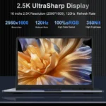 Ninkear N16 Pro Laptop 16" Intel i7-12700H 16GB DDR4+1TB SSD 2.5K IPS 120Hz Face Unlock Office Notebook WiFi 6 Gaming Computer - Image 4