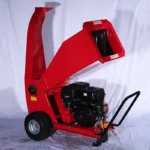 Customized Wood Chipper Shredder With Emergency Switch 360° Discharge Chute Off-Road Wheels - Image 2
