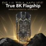 ATTACK SHARK R5 Ultra Carbon Fiber Wireless 8K Gaming Mouse 39g SUPERLIGHT, PixArt PAW3950MAX Gaming Sensor, 8000Hz Wireless Pol - Image 4