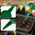 12-Hole Seed Spacer and Seeder Tool Durable Plastic Hand Dibbler Fast Seeding Digger Gardening Efficient Seeding Tool - Image 5