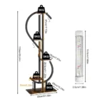 Plant Stand Indoor with Grow Lights, 5 Tiered Indoor Plant Shelf, 60" Corner Plant Stands for Indoor Plants, Metal Plant Flower - Image 3