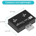 1pc 2.0 USB Splitter 1 Male to 2 Port Female USB Hub Adapter Converter for Phone Laptop PC Computer Charging Accessories - Image 6