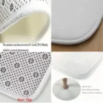 Sophisticated Nordic Blue and Gold Marble Floor Mat Geometric Carpet for Living Room or Bedroom Non-Slip Rug for Sofa Doormat - Image 5