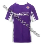 25-26 ACF Fiorentina Home and Away Football Jerseys T-shirt 3D Printed Short Sleeved Summer Casual Sports T-shirt