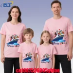 Captain Mickey Friends Disney Cruise Ship Print T-shirt Dad and mom kids Cotton Short Sleeve Family Matching Outfits Casual Top - Image 3