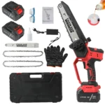 Brushless 8Inch Electric Saw Automatic Oiler Handheld Garden Pruning Chainsaw Woodworking Tools