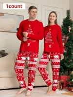 2025 Christmas Pajamas Baby Mother Kids Daughter Mommy Family Set Xmas Pjs Long Sleeve Sleepwear Matching Outfits - Image 4