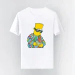 Disney Funny The Simpsons Pattern Girl Fashion Short Sleeves Men Woman Loose Harajuku Tops Family T-shirt Parent-child Clothing - Image 2