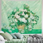 Psychedelic aurora patterns Home decoration wall hanging fabric decorative for family rooms bedrooms background friend's gift - Image 3