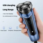 Shaver for Men USB Electric Shaver Powerful Beard Shaving Machine Electric Razor Rechargeable Waterproof - Image 3