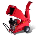 Customized Wood Chipper Shredder With Emergency Switch 360° Discharge Chute Off-Road Wheels - Image 4