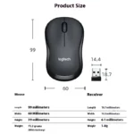 Logitech M220 Wireless Mouse Laptop Business Office Silent Portable Home Game Boys and Girls Super handy office mouse - Image 4