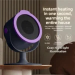 Portable mini heater with two-level warm air adjustment is suitable for use on home and office desks as well as a foot warmer - Image 6