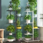 Plant Stand Stand for Flowers Iron 3/7Layers Plant Shelf Plant Organizer Storage Plant Holder Display Stand Garden Decoration - Image 2