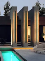 Outdoor waterproof wall lamp LED strip background wall lamp stair garden lamp living room bedroom bedside ip65 wall lights - Image 3