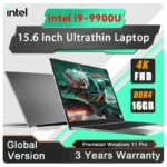 15.6 “ Laptop Intel Core i9-9900U Windows 11 Fingerprint Unlock PC Office Study Gaming Notebook Computer 16GB RAM Laptops PC