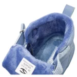 HOBIBEAR Unisex Winter Barefoot Boots Kids Wide Toe Box Faux Fur Lined Ankle Sneakers Artificial Leather Matching Family Shoes - Image 2