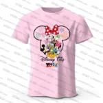 Disney Trip 2026 Mickey And Minne Graphic Print Cotton T-shirt Summer Breathable Family Tees Clothing Harajuku Parent Child Tees - Image 5